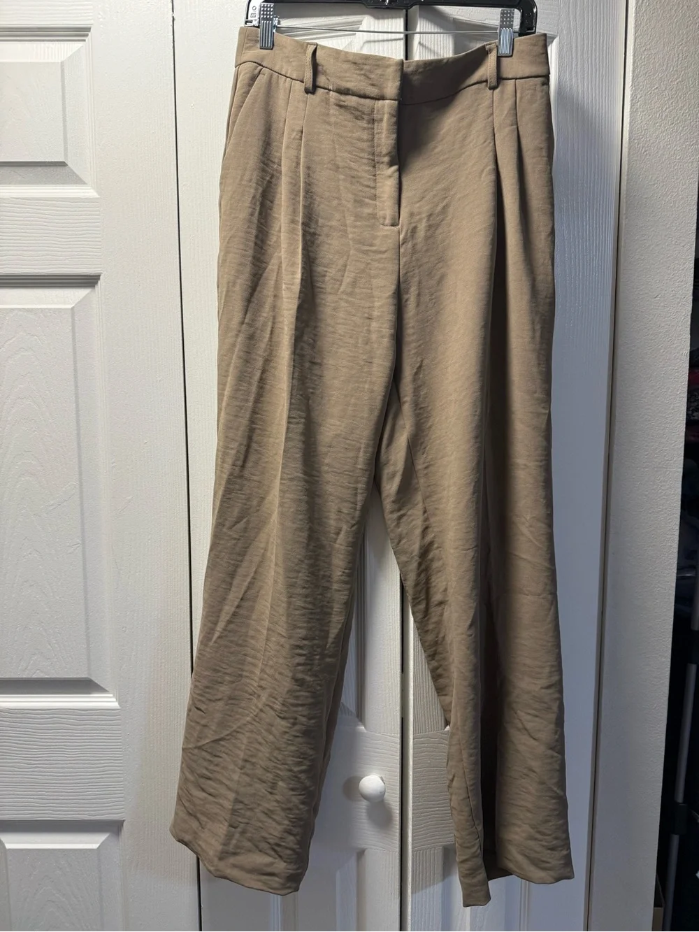 Christian Lacroix Men's Khaki Dress Chinos